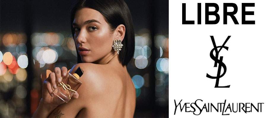 Dua Lipa para o perfume Libre de Yves Saint Laurent